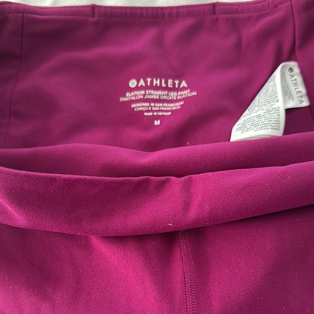 Athleta Magenta Leggings